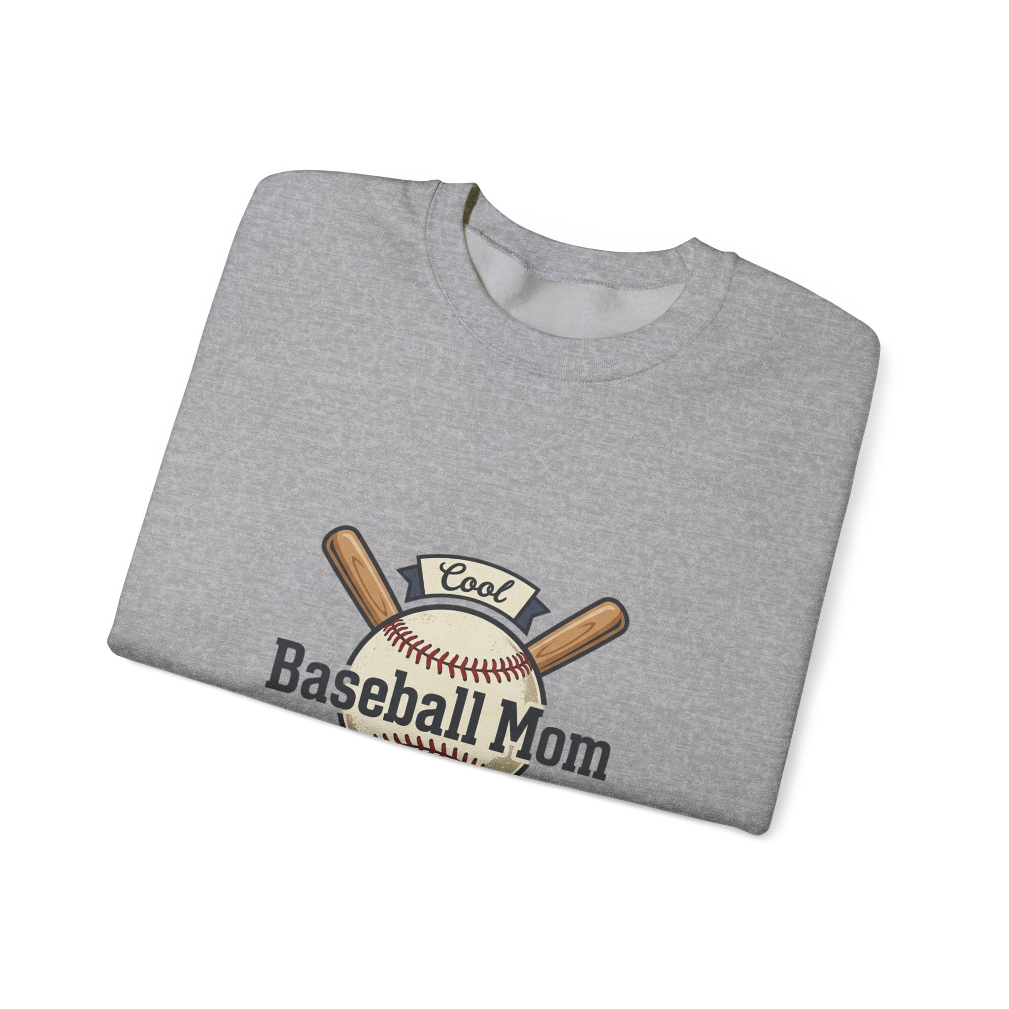 Baseball Mom Crewneck Sweatshirt – Mom Club Vintage Baseball Graphic