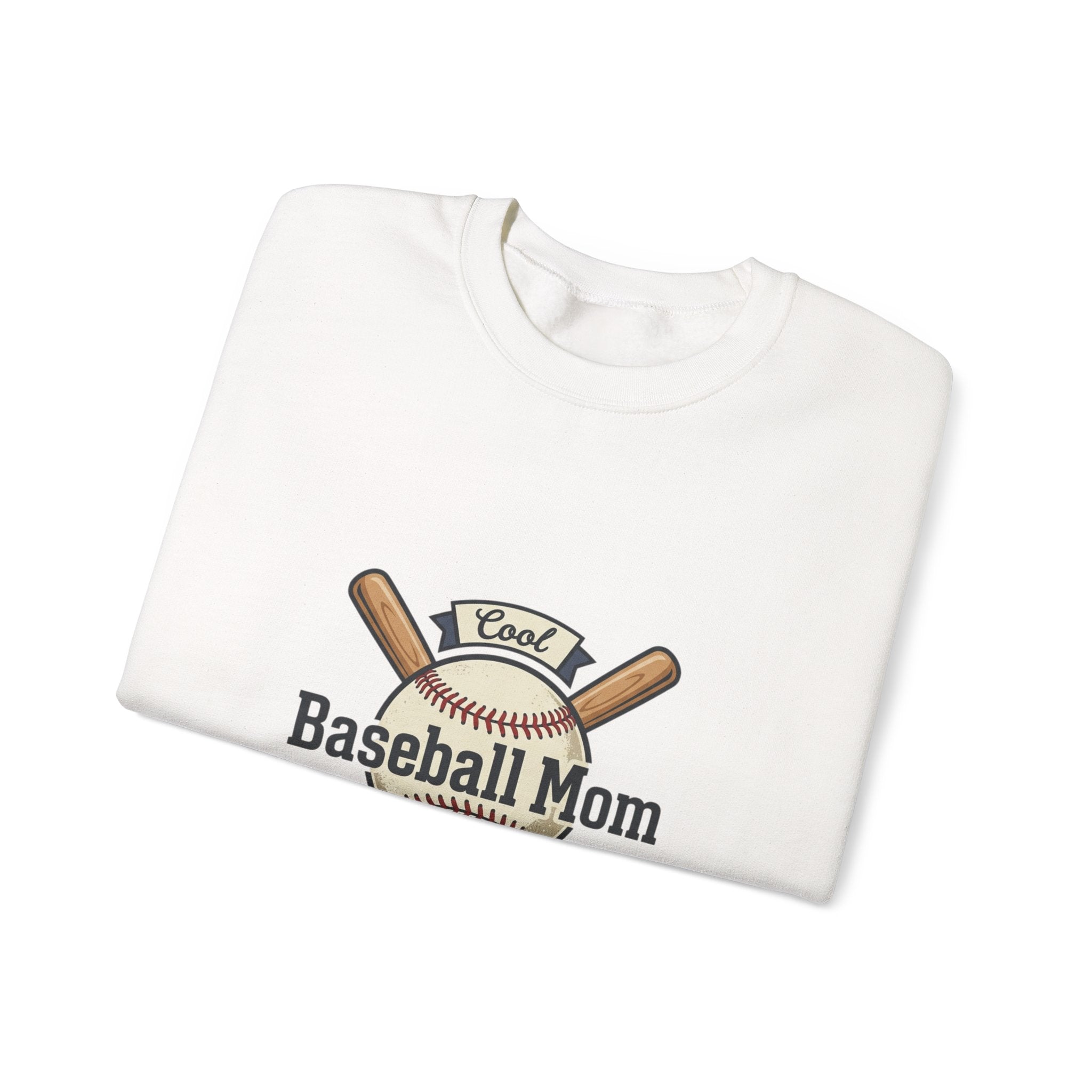 Baseball Mom Crewneck Sweatshirt – Mom Club Vintage Baseball Graphic